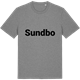 Mid Heather Gray t-shirt med Sundbo fetstil t-shirt