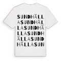 Sundhälla ordlek t-shirt