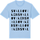 Blue Soul t-shirt med Svalboviken ordlek t-shirt