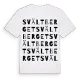 Svältberget ordlek t-shirt