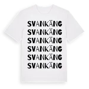 Svankäng ordlek t-shirt – ekologisk bomull t-shirt från Pinshirt
