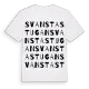 Svanstastugan ordlek t-shirt