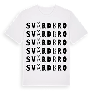 Svärdbro ordlek t-shirt – ekologisk bomull t-shirt från Pinshirt