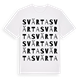 Svärta ordlek t-shirt