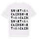 Svarta backen ordlek t-shirt