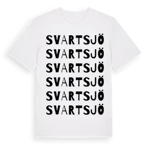 Svartsjö ordlek t-shirt – ekologisk bomull t-shirt från Pinshirt
