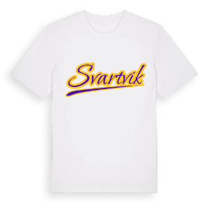 Svartvik baseball t-shirt – ekologisk bomull t-shirt från Pinshirt