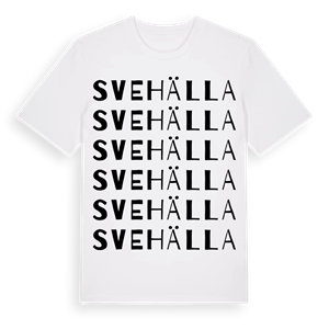Svehälla ordlek t-shirt – ekologisk bomull t-shirt från Pinshirt