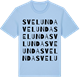 Blue Soul t-shirt med Svelunda ordlek t-shirt