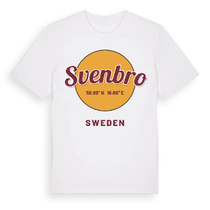 Svenbro cirkel t-shirt – ekologisk bomull t-shirt från Pinshirt