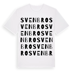 Svenbro ordlek t-shirt – ekologisk bomull t-shirt från Pinshirt