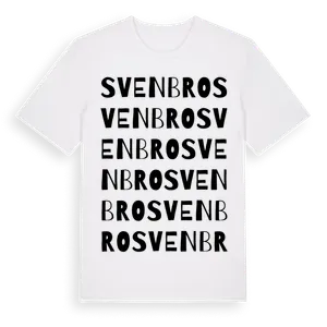 Svenbro ordlek t-shirt – ekologisk bomull t-shirt från Pinshirt