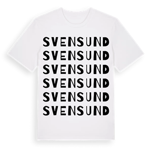 Svensund ordlek t-shirt – ekologisk bomull t-shirt från Pinshirt