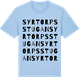 Blue Soul t-shirt med Syrtorpsstugan ordlek t-shirt