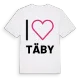 Jag älskar Täby t-shirt stort tryck