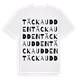 Täcka udden ordlek t-shirt