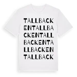 Tallbacken ordlek t-shirt – ekologisk bomull t-shirt från Pinshirt