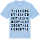 Blue Soul t-shirt med Tallheden ordlek t-shirt