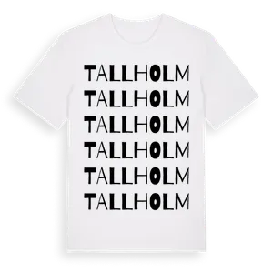 Tallholm ordlek t-shirt – ekologisk bomull t-shirt från Pinshirt