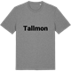 Mid Heather Gray t-shirt med Tallmon fetstil t-shirt