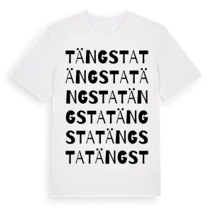 Tängsta ordlek t-shirt – ekologisk bomull t-shirt från Pinshirt