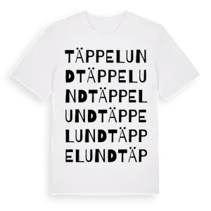 Täppelund ordlek t-shirt – ekologisk bomull t-shirt från Pinshirt