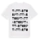 White t-shirt med Tattartorp ordlek t-shirt