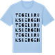 Blue Soul t-shirt med Tegelbruksbergen ordlek t-shirt
