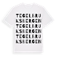 Tegelbruksbergen ordlek t-shirt