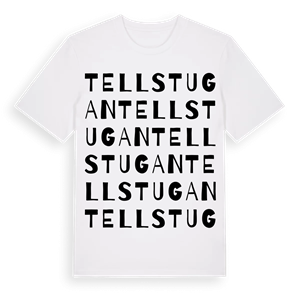 Tellstugan ordlek t-shirt – ekologisk bomull t-shirt från Pinshirt