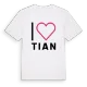 Jag älskar Tian t-shirt stort tryck