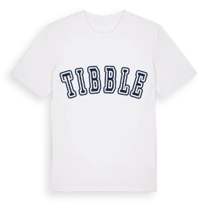 Tibble college t-shirt – ekologisk bomull t-shirt från Pinshirt
