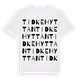 Tidkehyttan ordlek t-shirt
