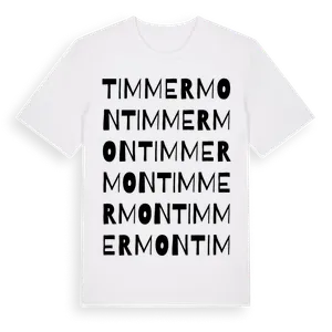 Timmermon ordlek t-shirt – ekologisk bomull t-shirt från Pinshirt