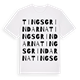 Tingsgrindarna ordlek t-shirt