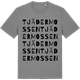 Mid Heather Gray t-shirt med Tjädermossen ordlek t-shirt