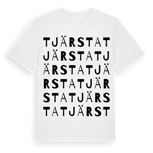 Tjärsta ordlek t-shirt – ekologisk bomull t-shirt från Pinshirt