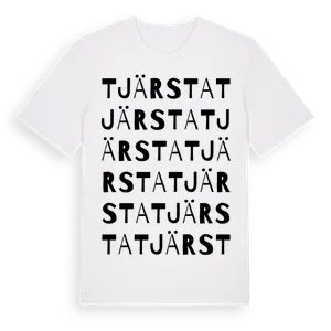 Tjärsta ordlek t-shirt – ekologisk bomull t-shirt från Pinshirt