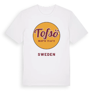 Tofsö cirkel t-shirt – ekologisk bomull t-shirt från Pinshirt