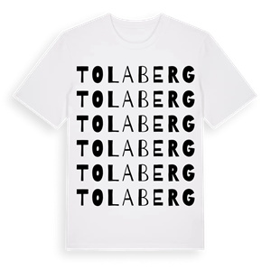 Tolaberg ordlek t-shirt – ekologisk bomull t-shirt från Pinshirt