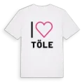 Jag älskar Töle t-shirt stort tryck