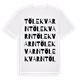 Töle kvarn ordlek t-shirt