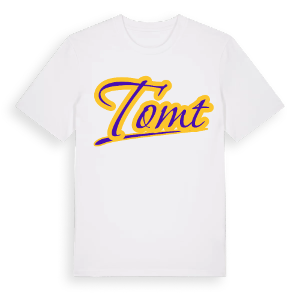 Tomt baseball t-shirt – ekologisk bomull t-shirt från Pinshirt