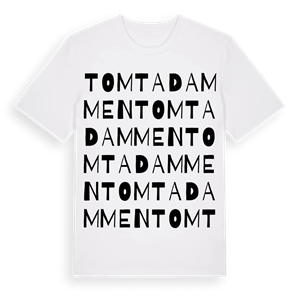 Tomtadammen ordlek t-shirt – ekologisk bomull t-shirt från Pinshirt