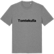 Mid Heather Gray t-shirt med Tomtekulla fetstil t-shirt