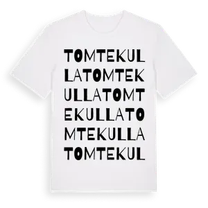 Tomtekulla ordlek t-shirt – ekologisk bomull t-shirt från Pinshirt