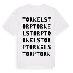 Torkelstorp ordlek t-shirt – ekologisk bomull t-shirt från Pinshirt
