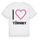 Jag älskar Törnby t-shirt stort tryck