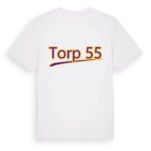 Torp 55 baseball t-shirt – ekologisk bomull t-shirt från Pinshirt