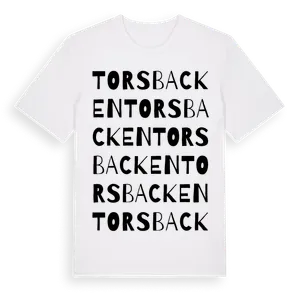 Torsbacken ordlek t-shirt – ekologisk bomull t-shirt från Pinshirt